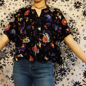 Floral ANTHROPOLOGIE blouse!